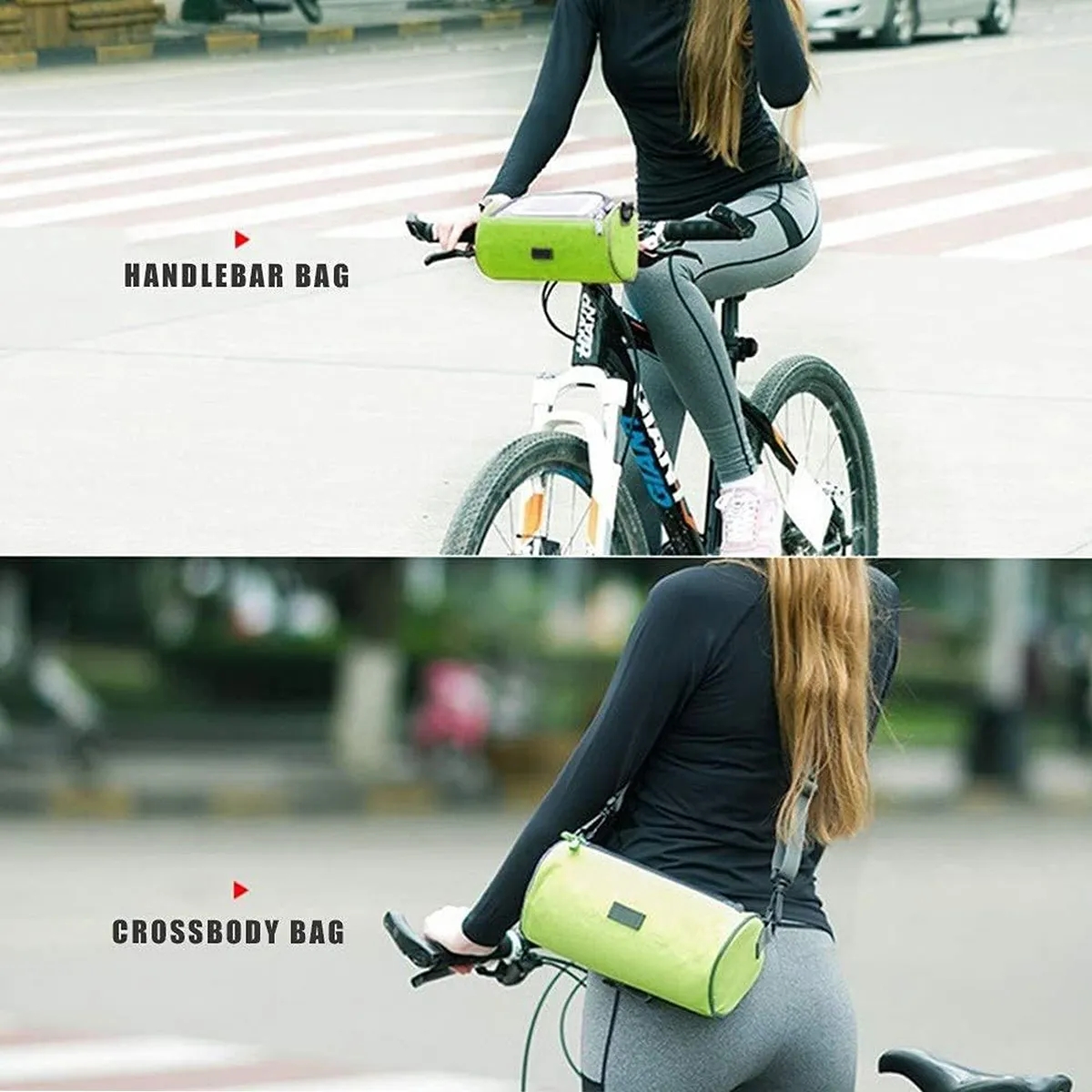 Large Capacity Outdoor Bike Handlebar Bag With Touch Screen 1