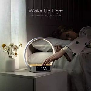 Bedside Table Lamp, WILIT Touch Lamp with Alarm Clock 2