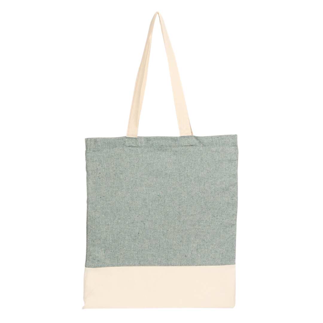 Split Recycled 5oz Cotton Twill Convention Tote 38
