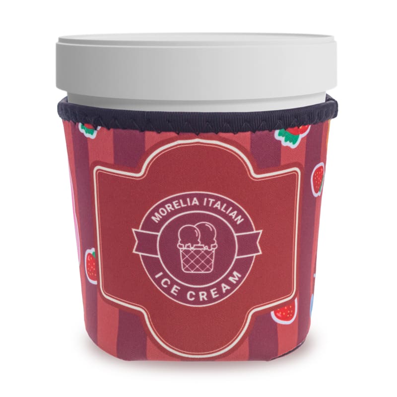 Full Color Neoprene Ice Cream Pint Sleeves 22
