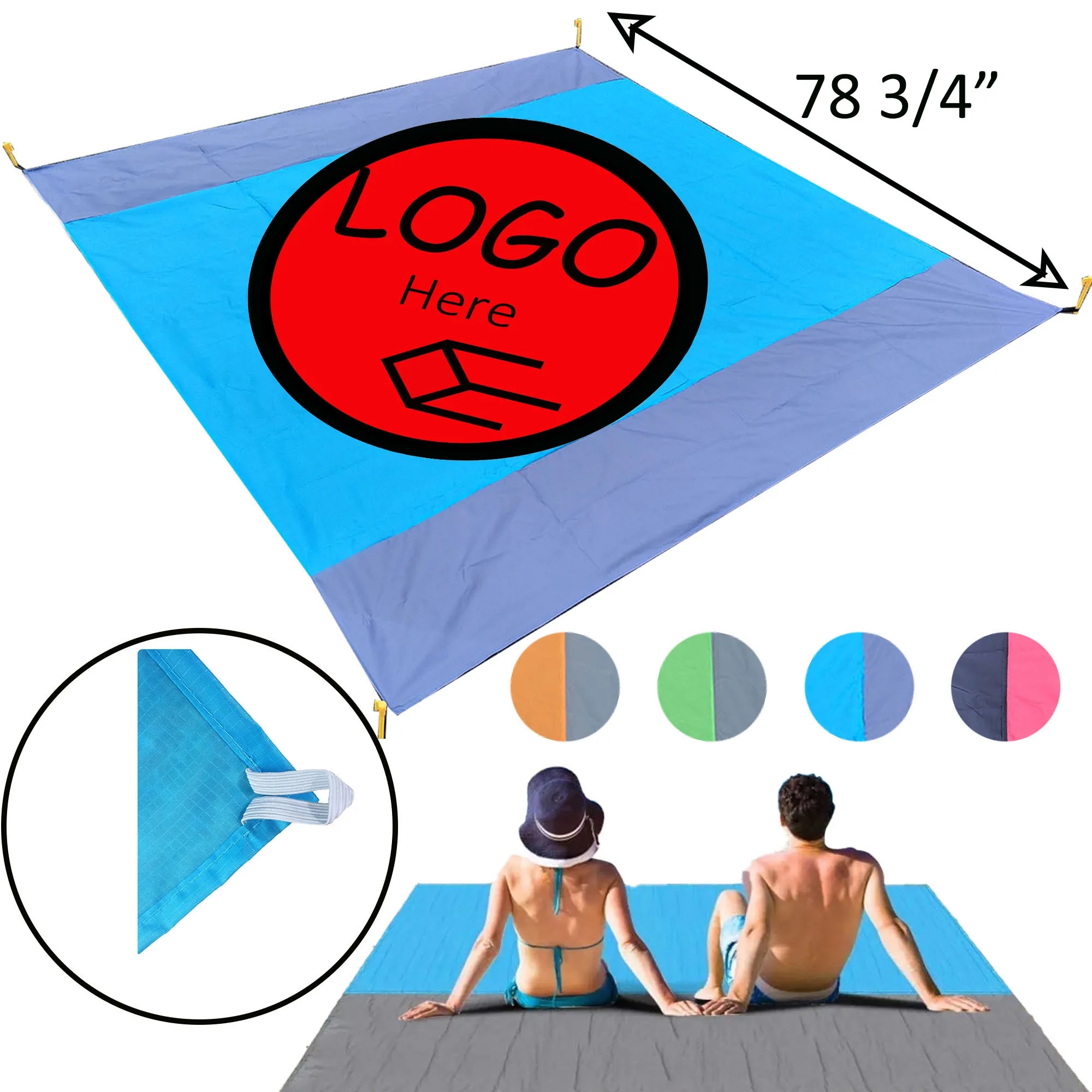 Beach Blanket - Lightweight Sand-resistant 1