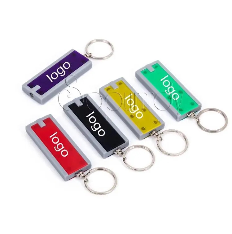 Rectangle LED Keychain 5