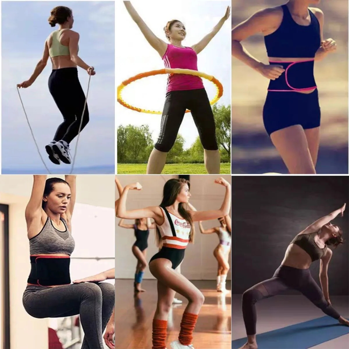 Neoprene Sweat Waist Trimmer Sauna Trainer Belt 3