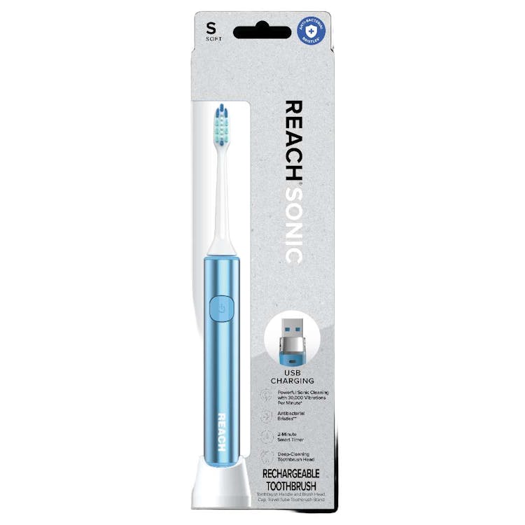 Reach Sonic Rechargeable Power Toothbrush - Soft 1