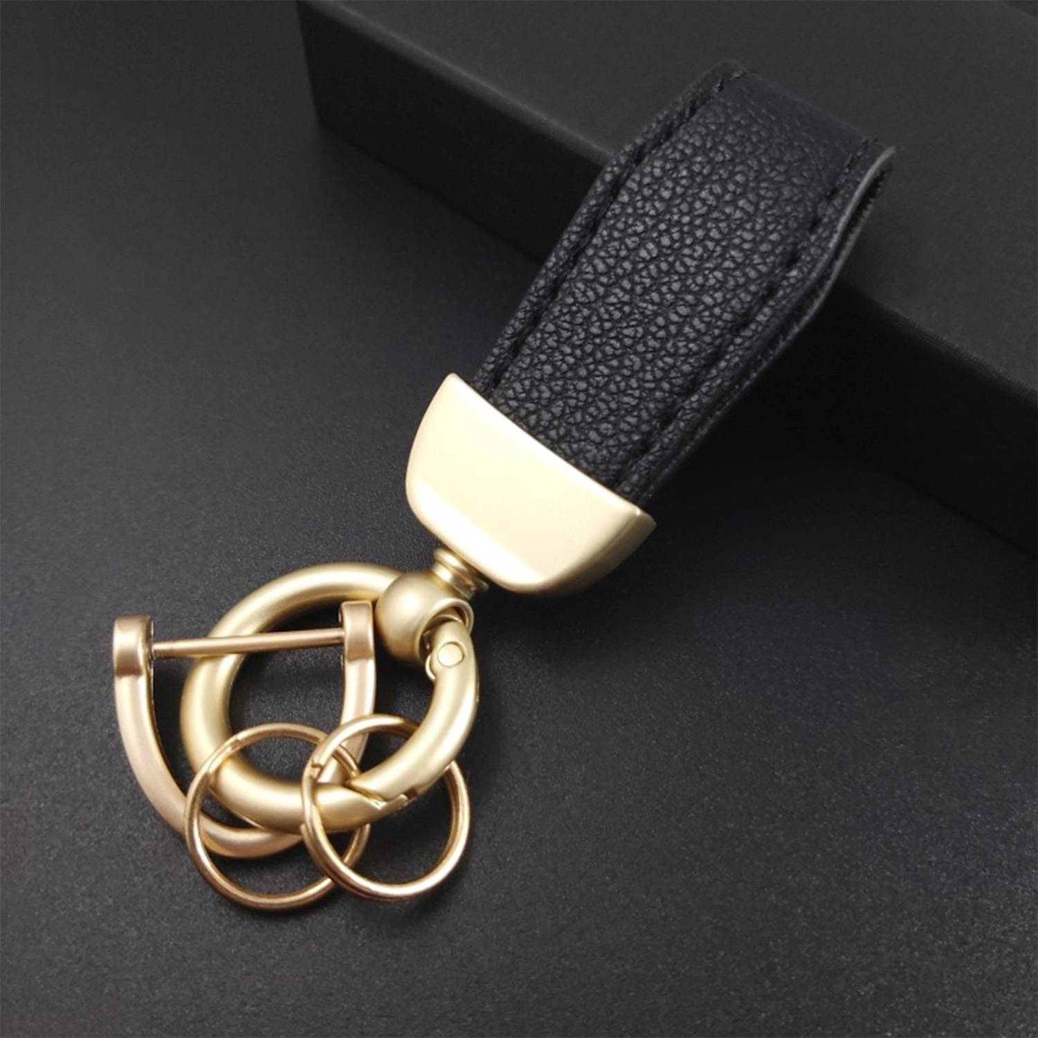 Leather Car Keychain 3