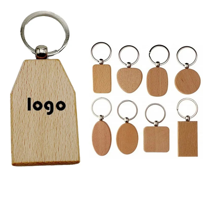 Multi-style Wood Keychain 1