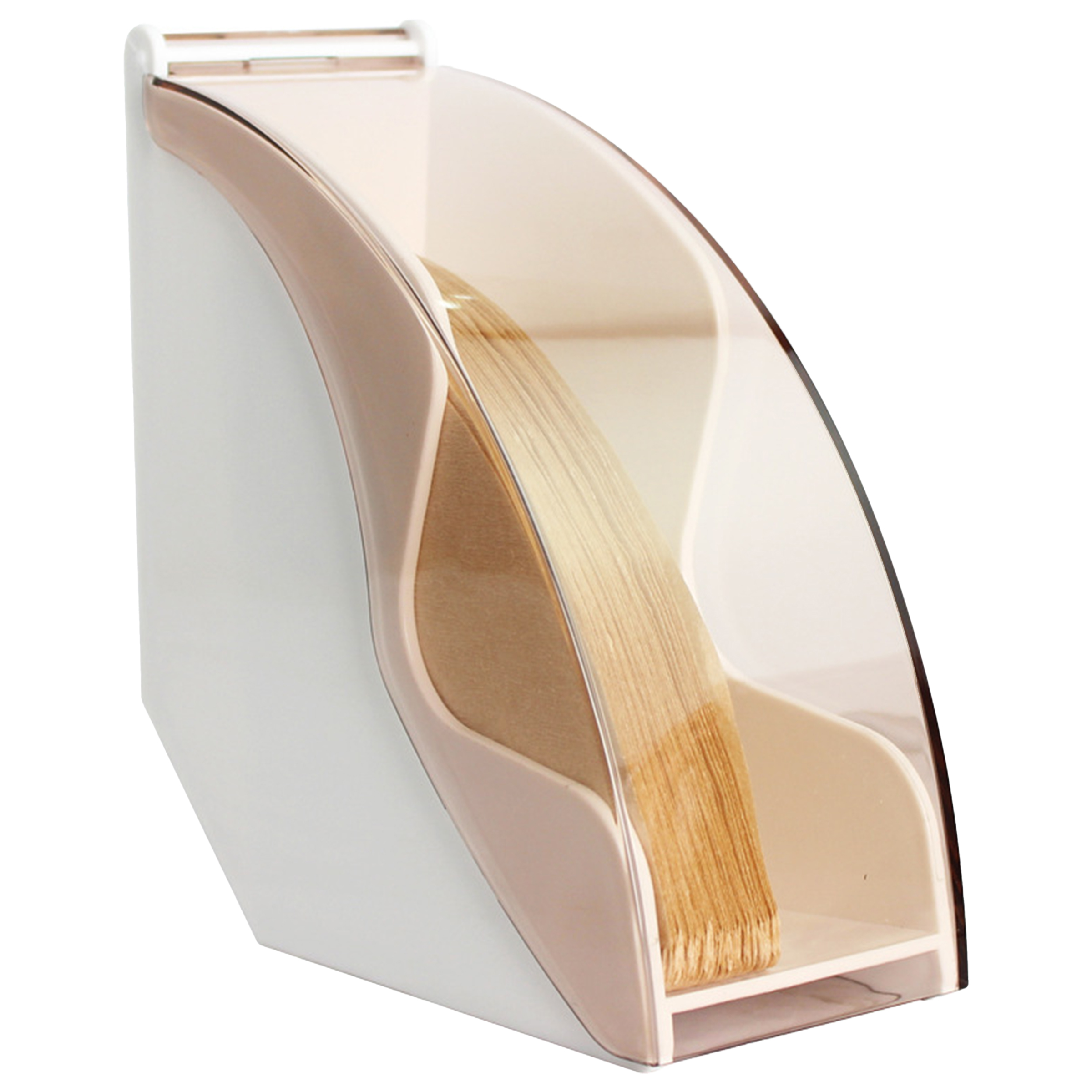 Plastic Fan Shaped Coffee Filter Box 2
