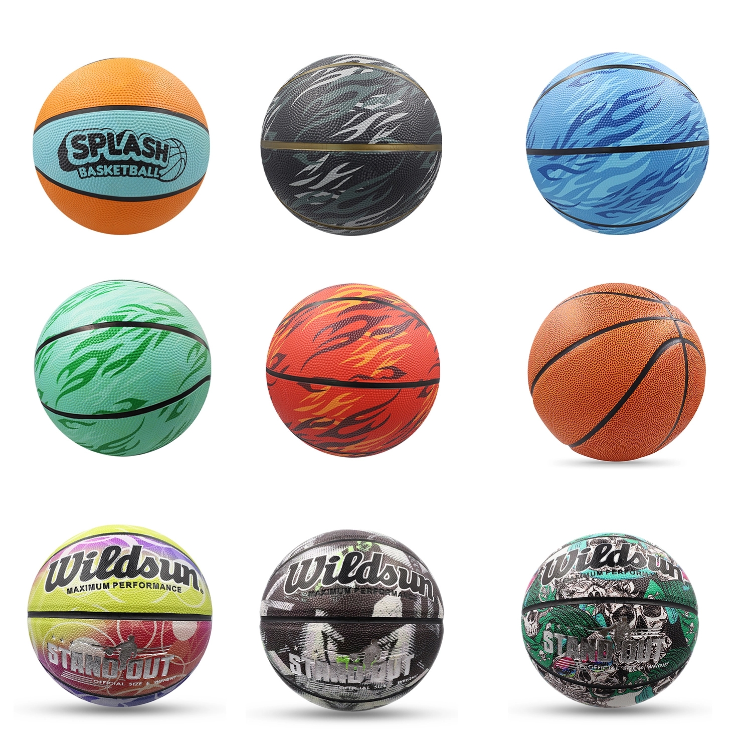 Kids PU Leather Basketbal 5