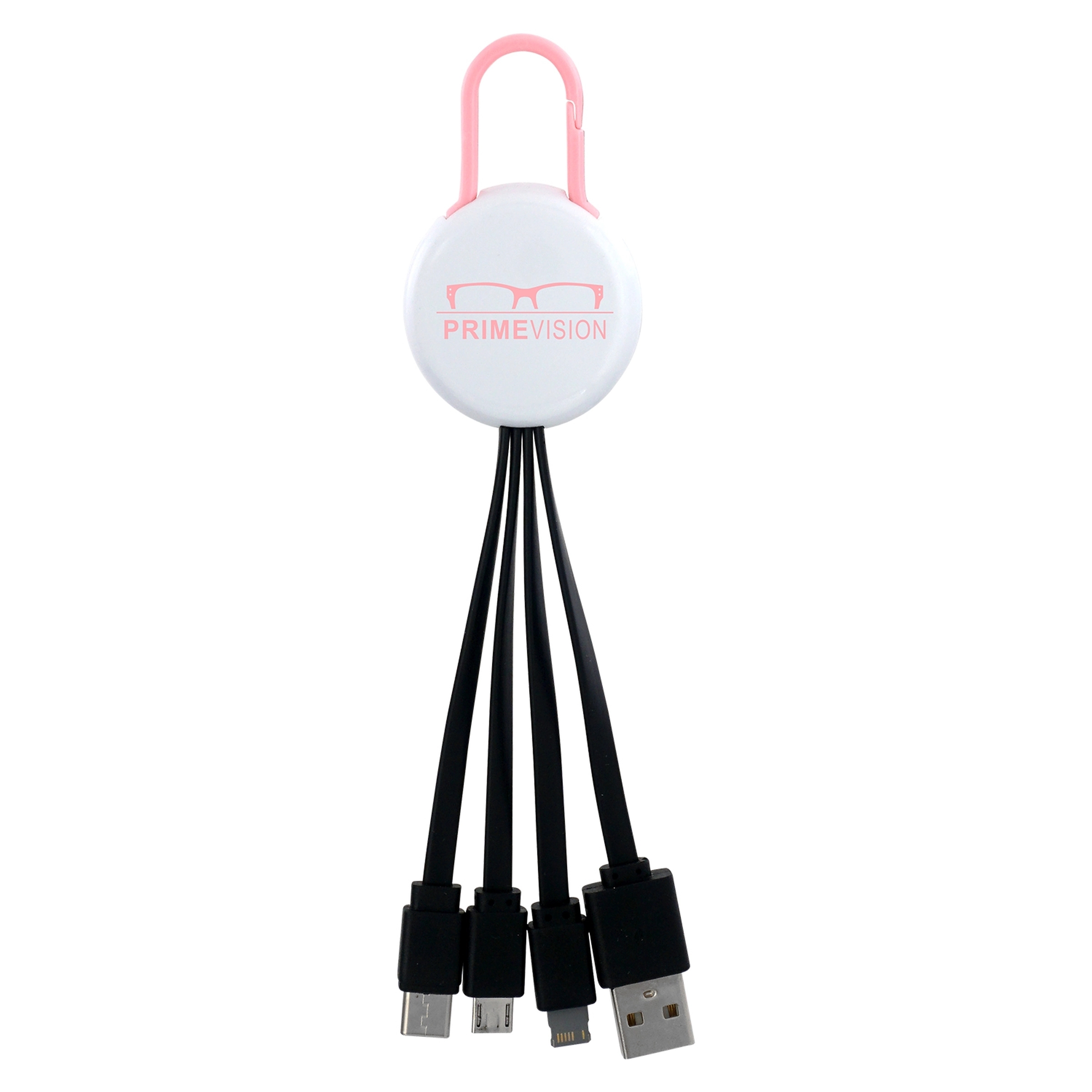 WHITE COLORFUL CLIP 3 IN 1 CHARGING CABLE 17