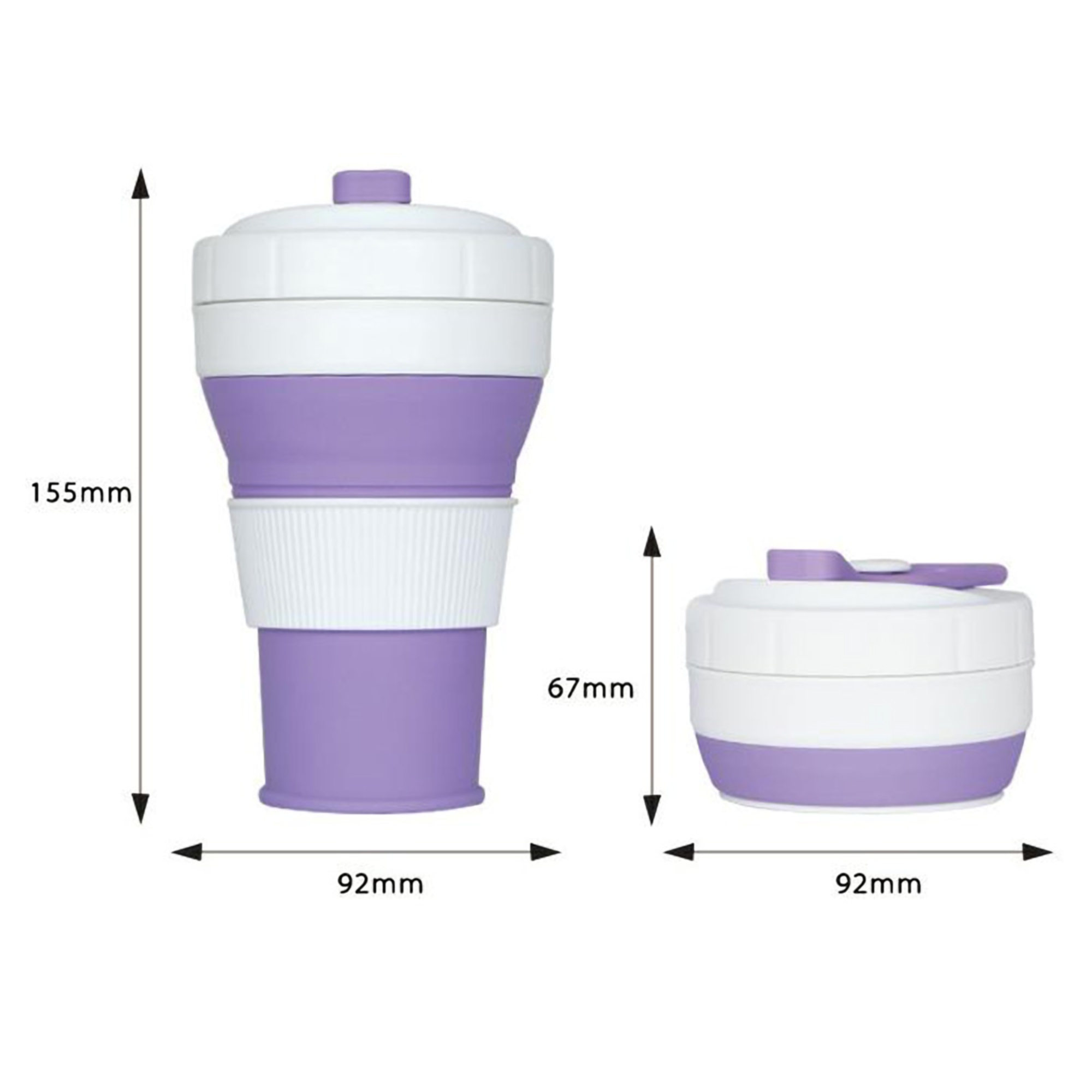 450mL Silicone Collapsible Cup 2