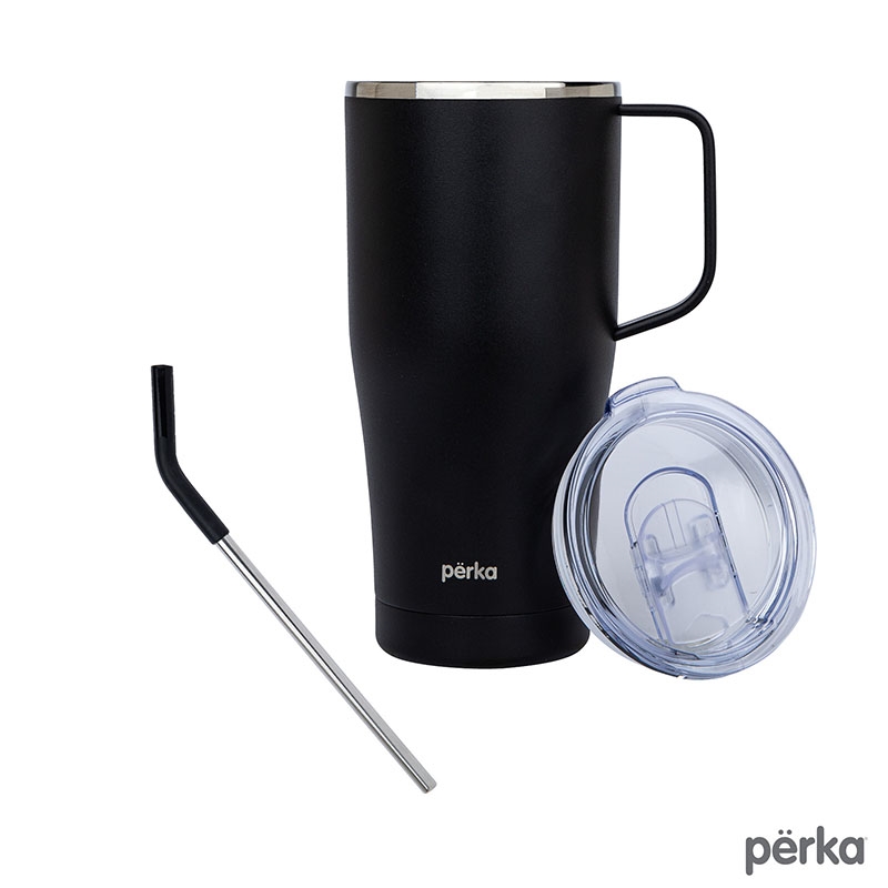 Perka® Clayton 20 oz. Double Wall, Stainless Steel Travel Mug 16