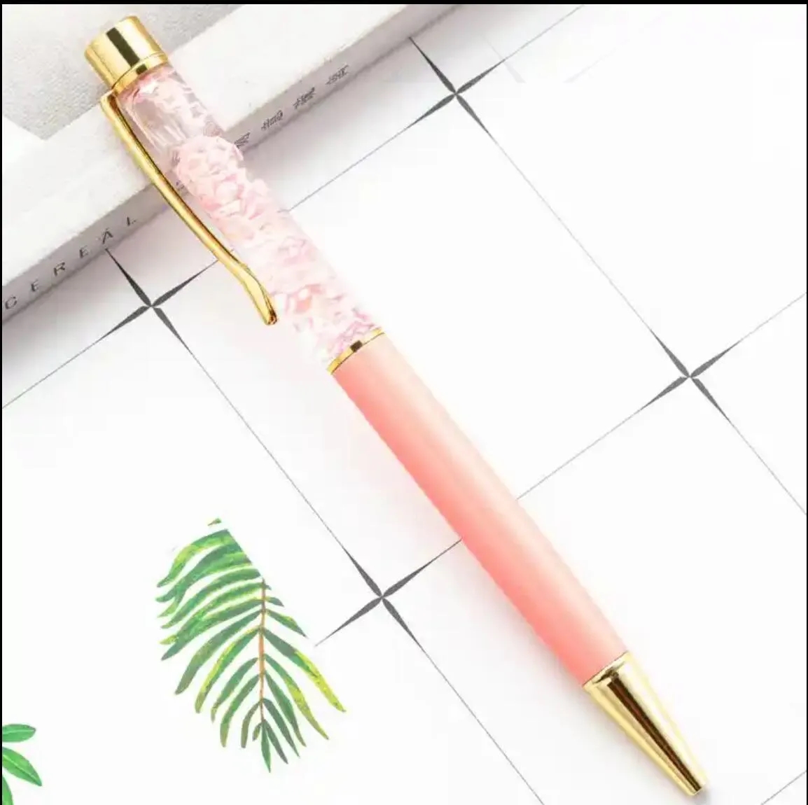 Dried Flower Metal Ballpoint Pen 4