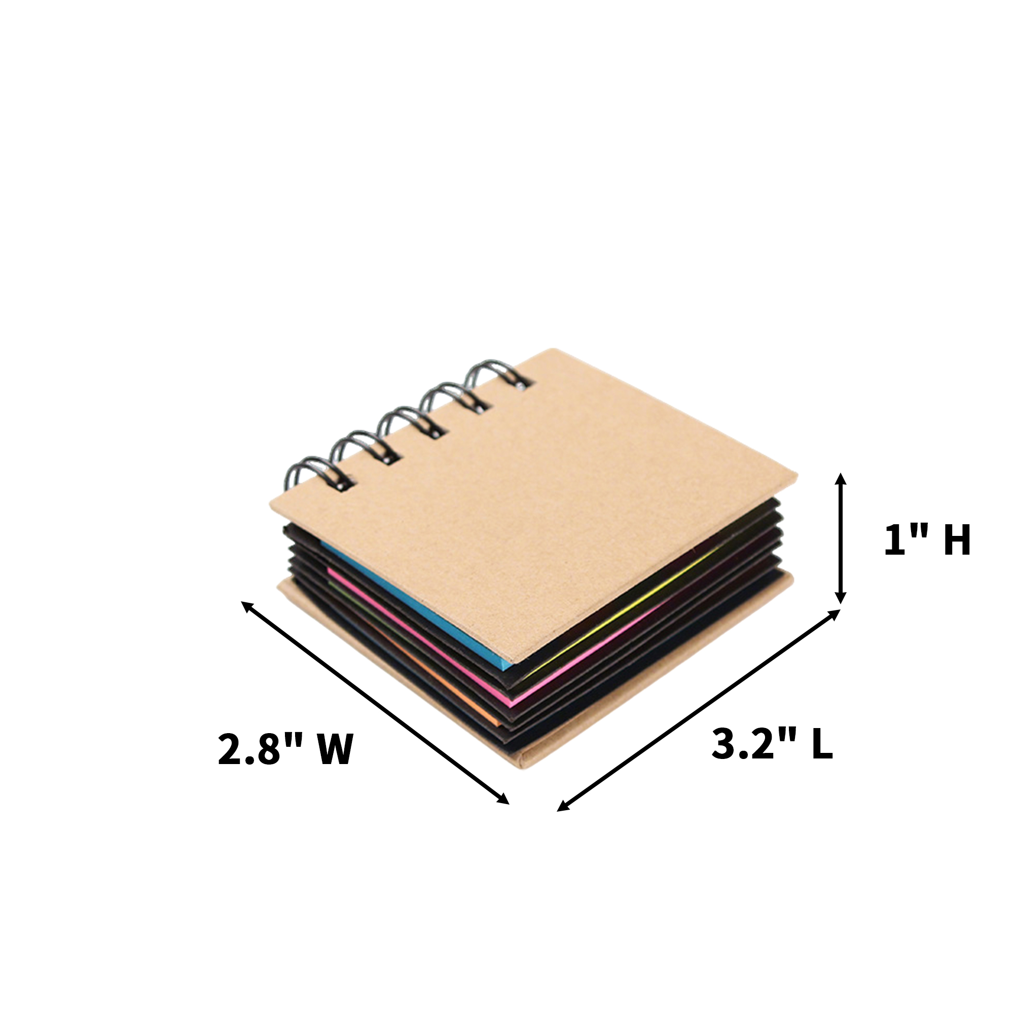 Spiral Sticky Note Book With Flags 2