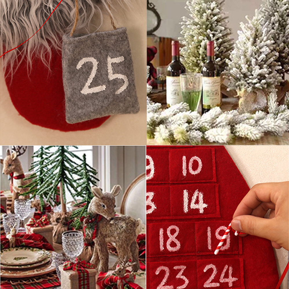 Christmas Woodsman Countdown Wall Calendar 2