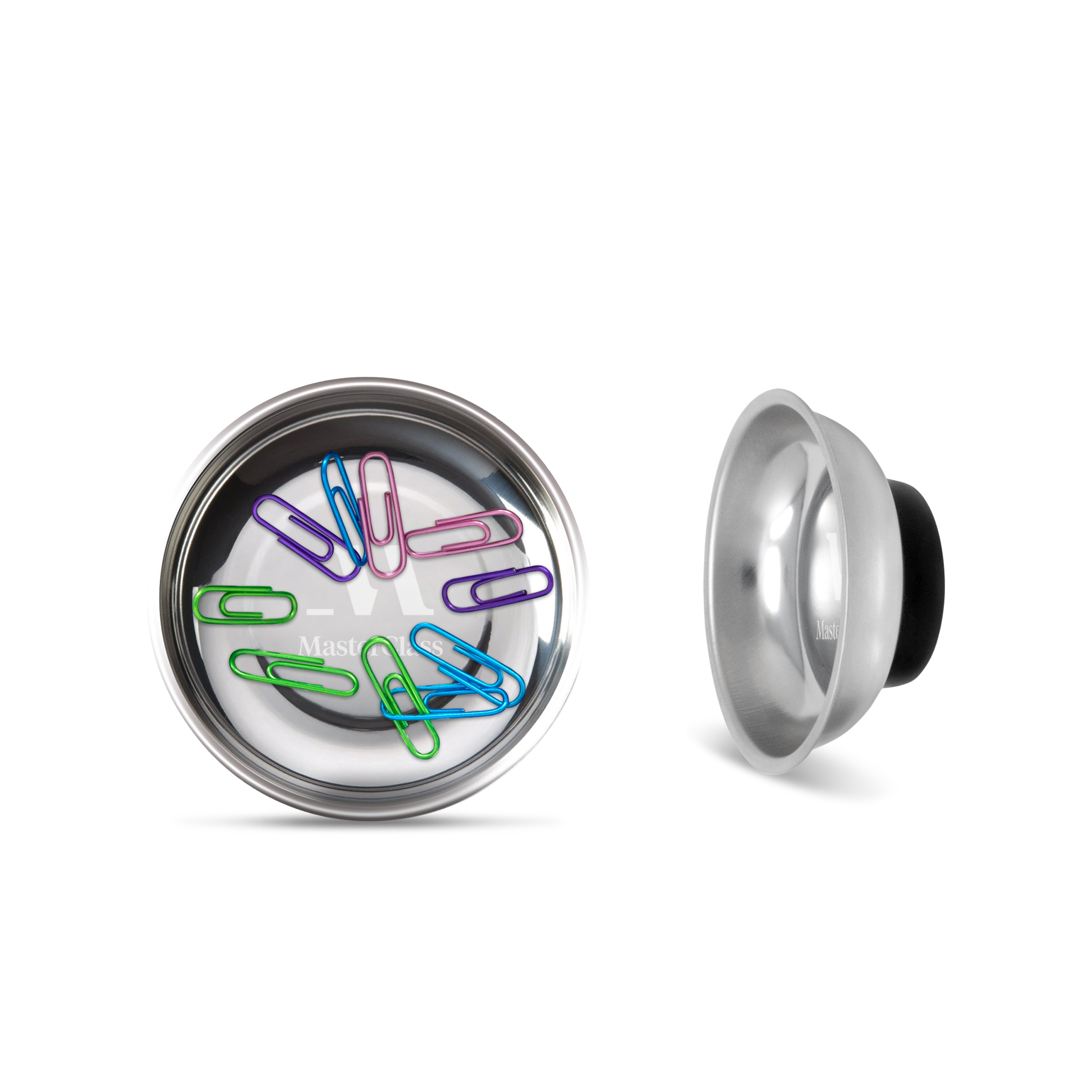 Mini Magnetic Accessory Bowl With Paper Clips
