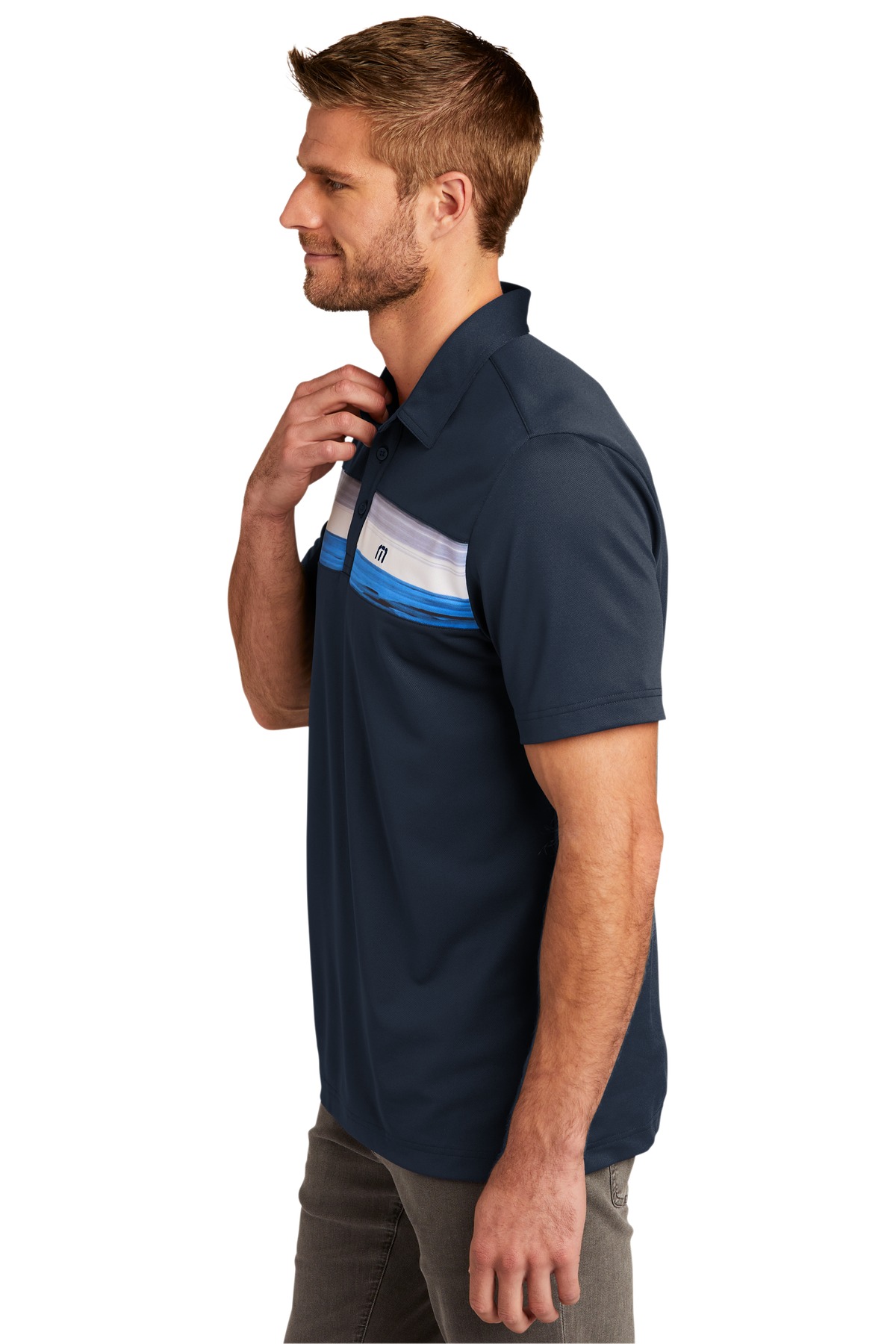 TravisMathew Cabana Chest Stripe Polo. TM1MU416 9