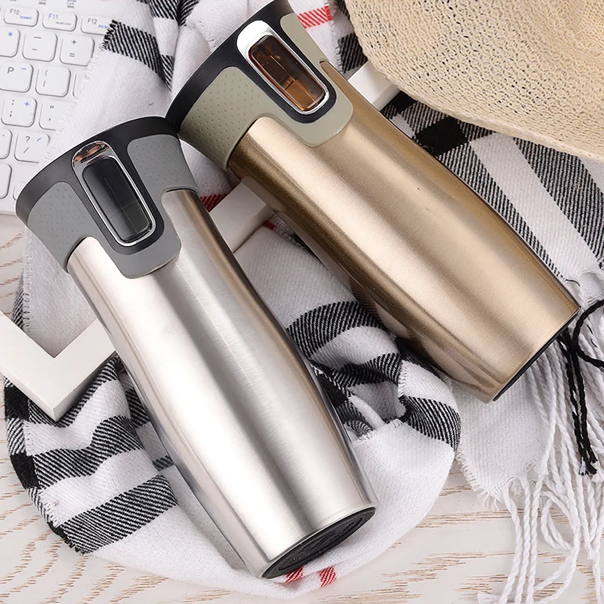 16 Oz Stainless Steel Travel Mug 3