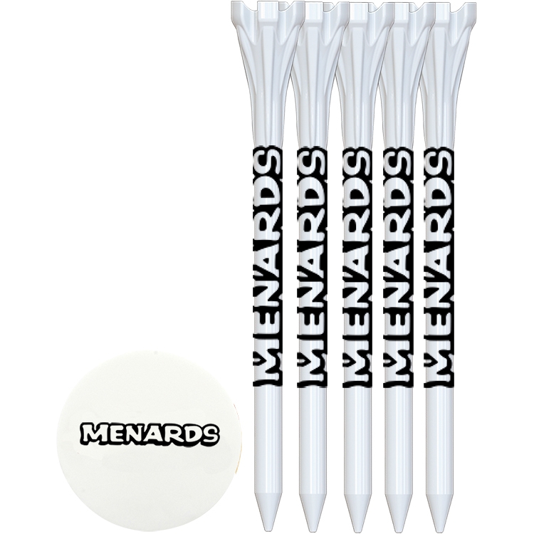 5 Flytee Tees 2-3/4", 1 Ball Marker