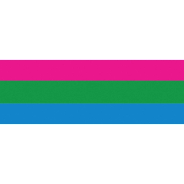 Polysexual Window Decals 3" x 10" 2