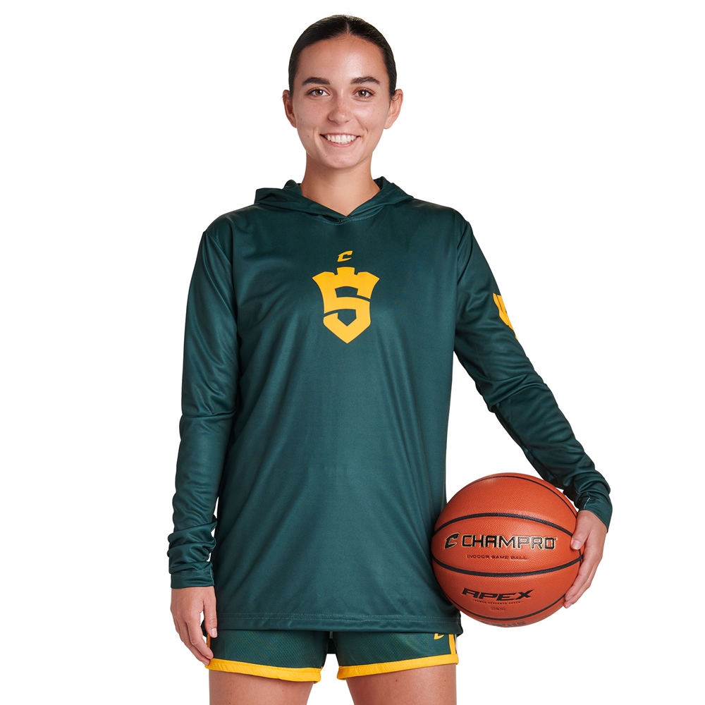 JUICE Long Sleeve Shooter Shirt with Hood 4