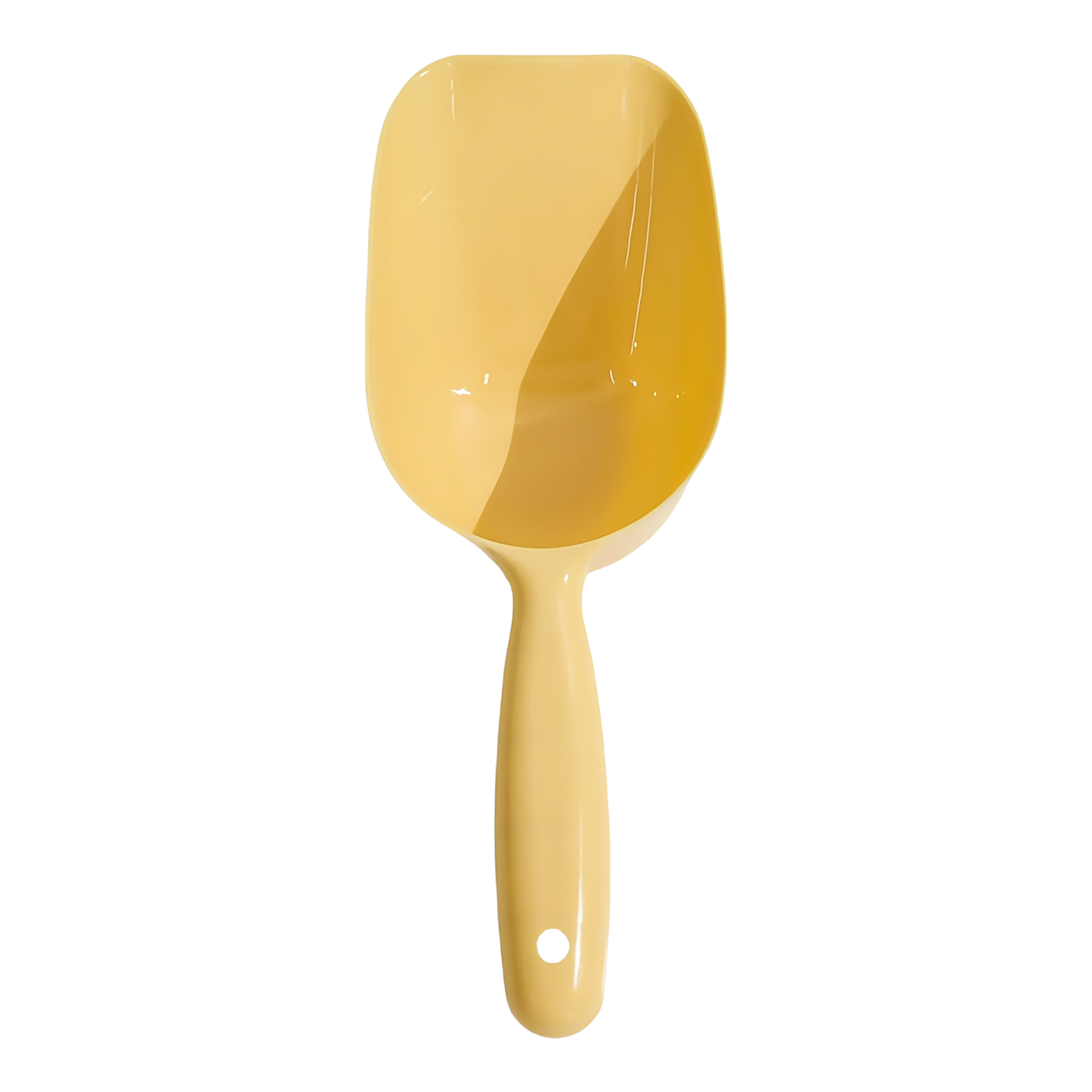 Large Capacity Solid Single Color Pet Food Scoop with Measurement Marks for Dog Cat Feeding 4
