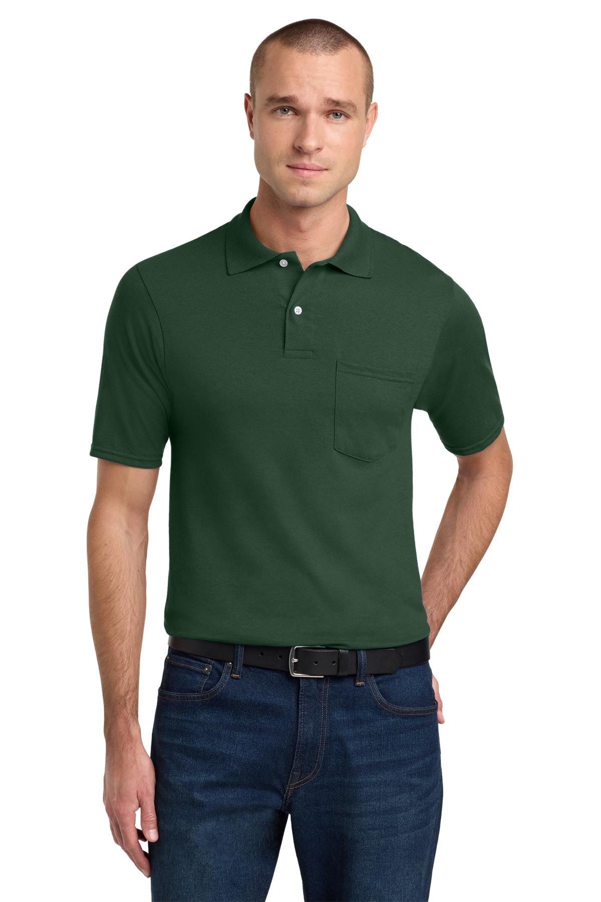Jerzees Dri-Power Pocket Sport Shirt. 436MP 38