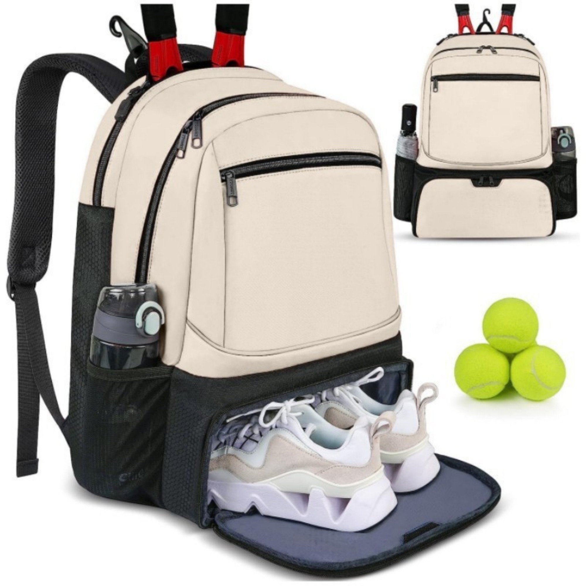 Tennis Backpack With Shoe Compartment 2