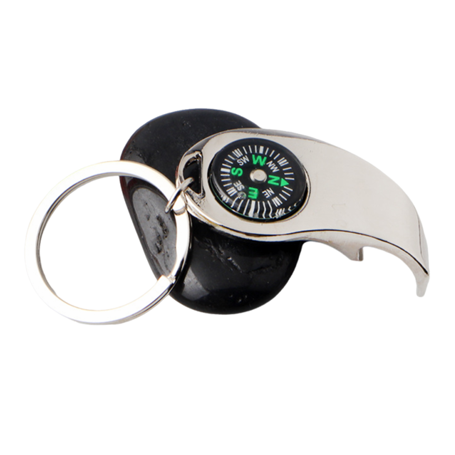 Bottle Opener Keychain with Compass 3