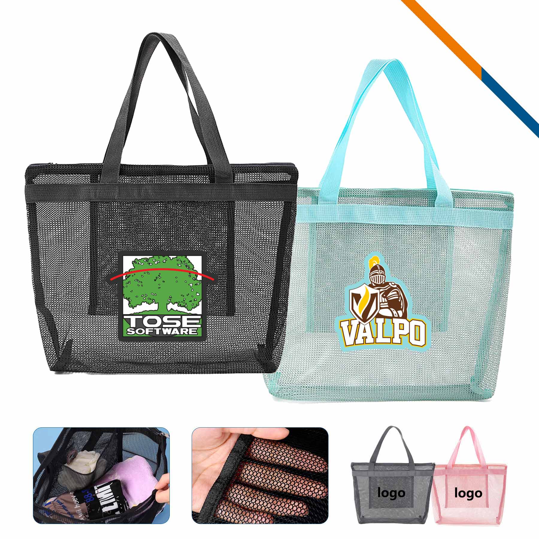 PoolMesh Nylon Mesh Beach Tote 1