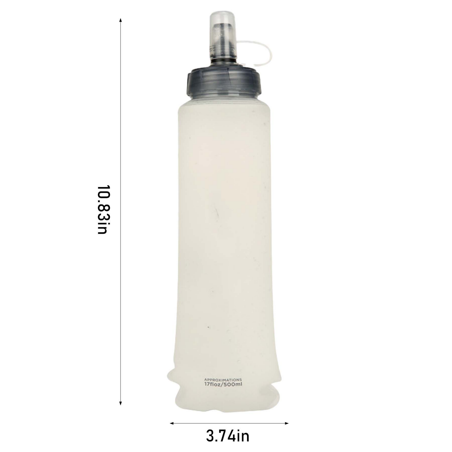 17oz TPU Collapsible Sports Flexible Water Bottle 4