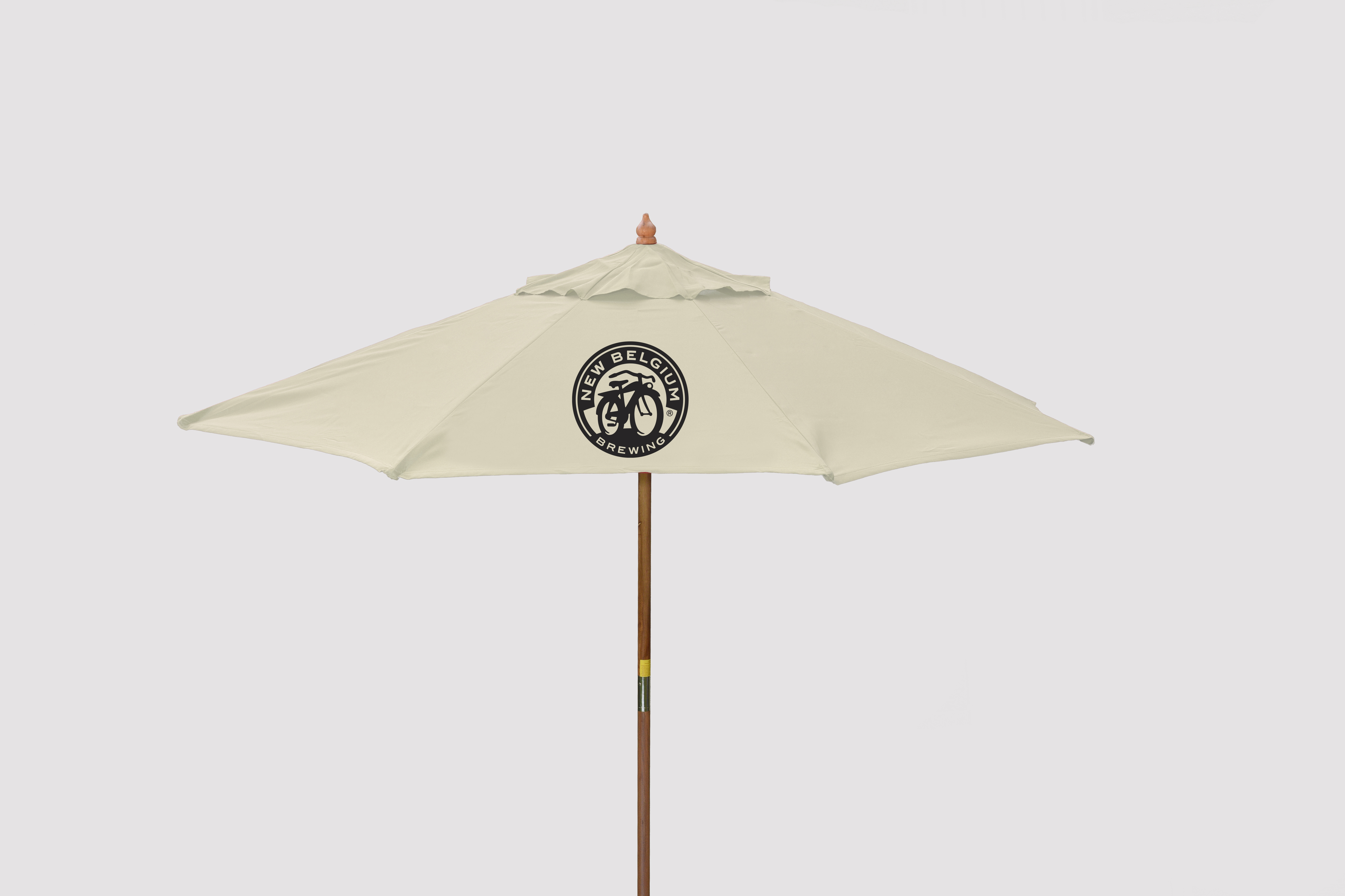 9' Wood Market Umbrella