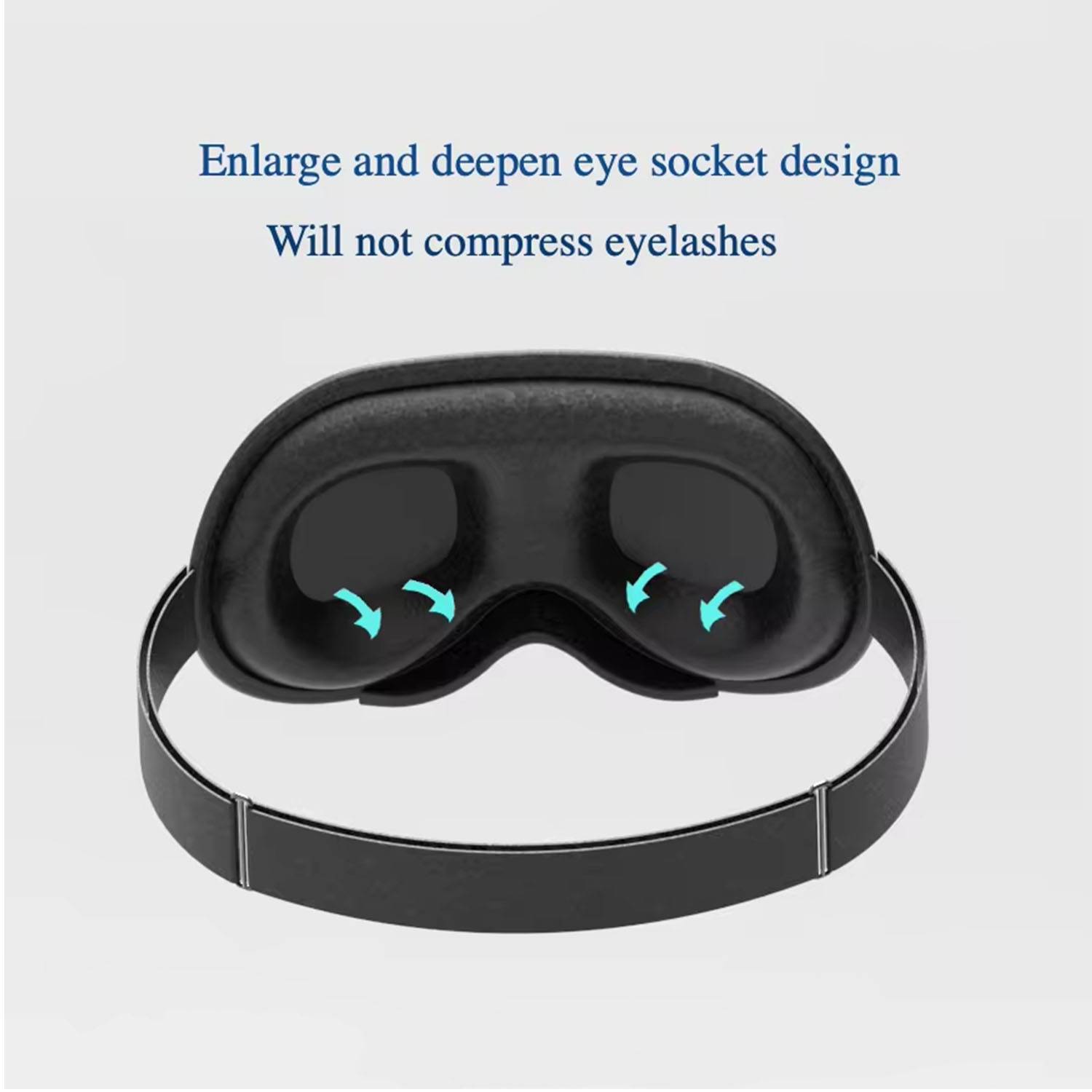 3D Contoured Sleep Eye Mask 1
