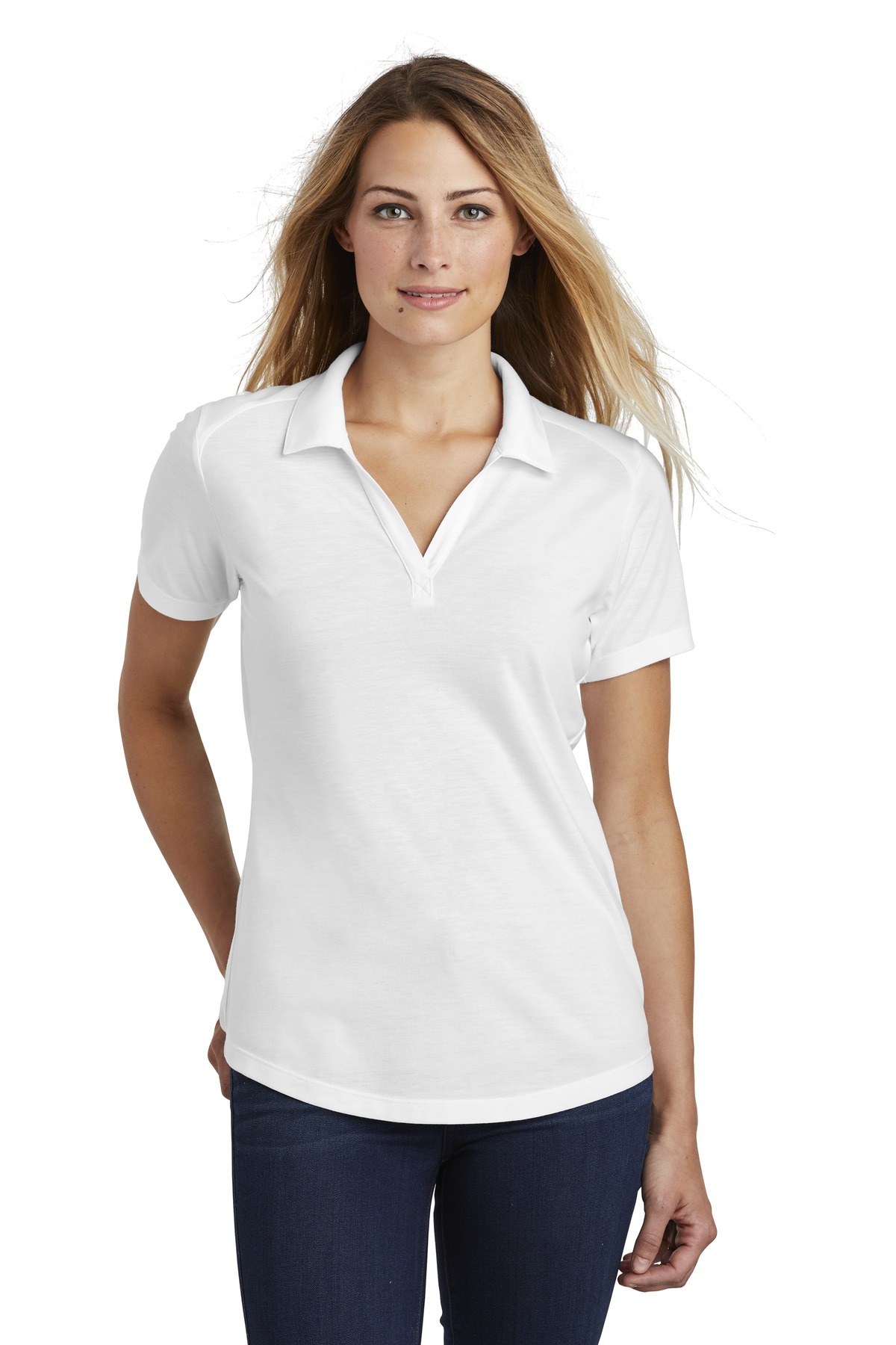 Sport-Tek® Women's PosiCharge Tri-Blend Wicking Polo 8