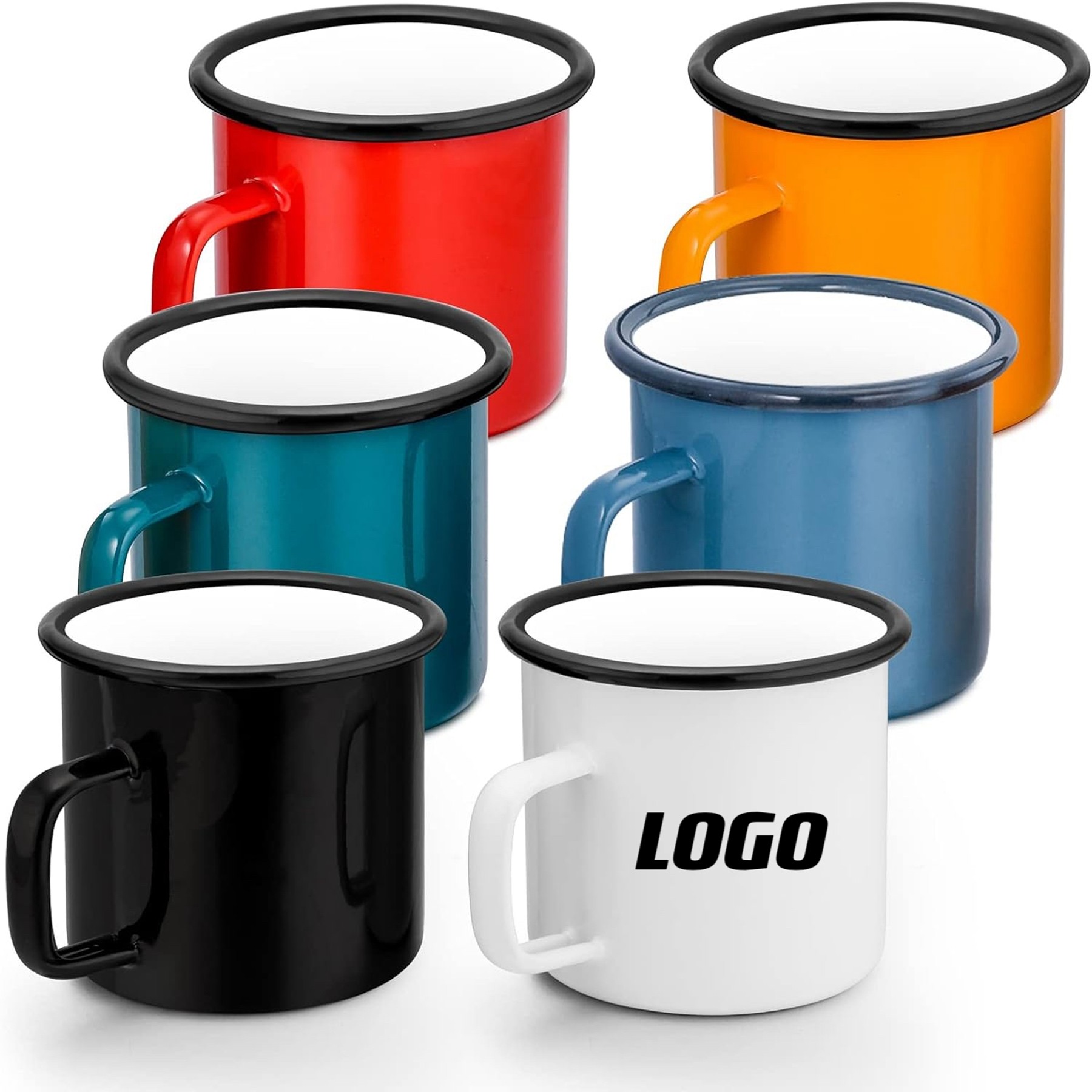 12 OZ Enamel Campfire Mugs