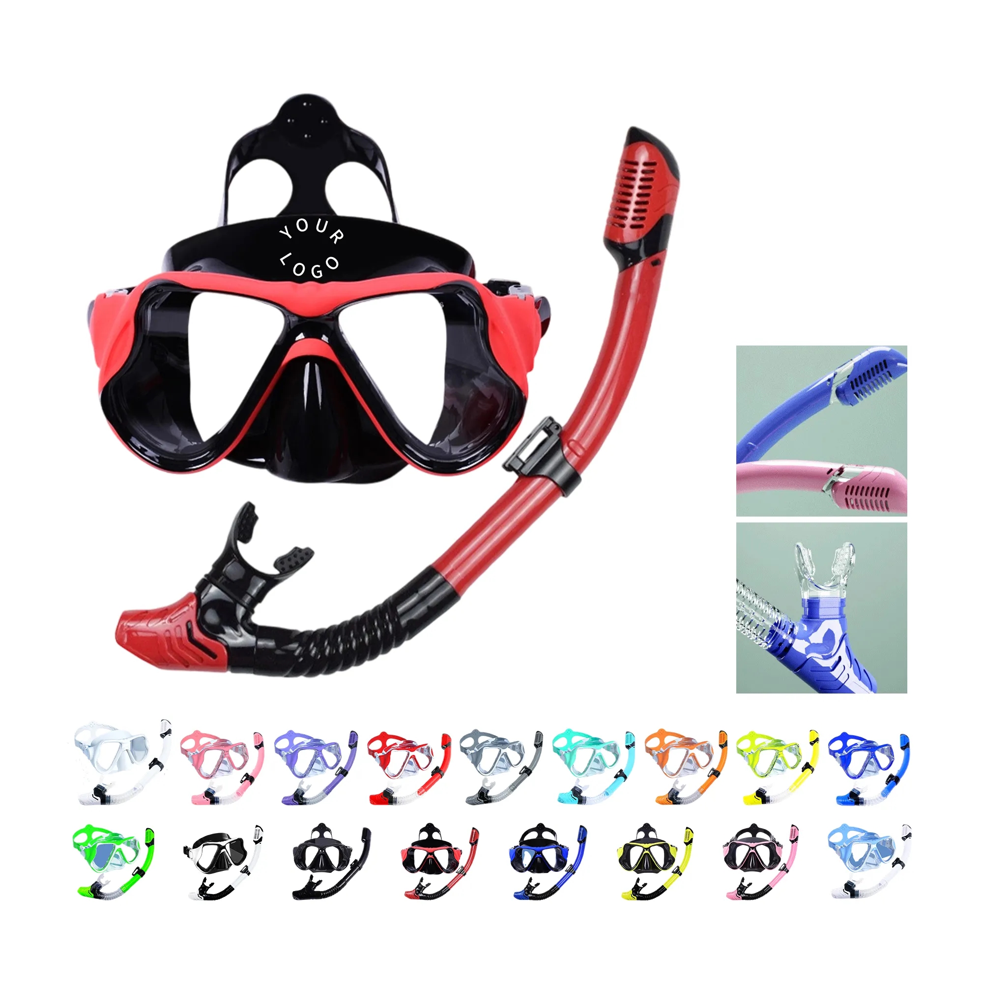 Plastic Snorkel Set 16