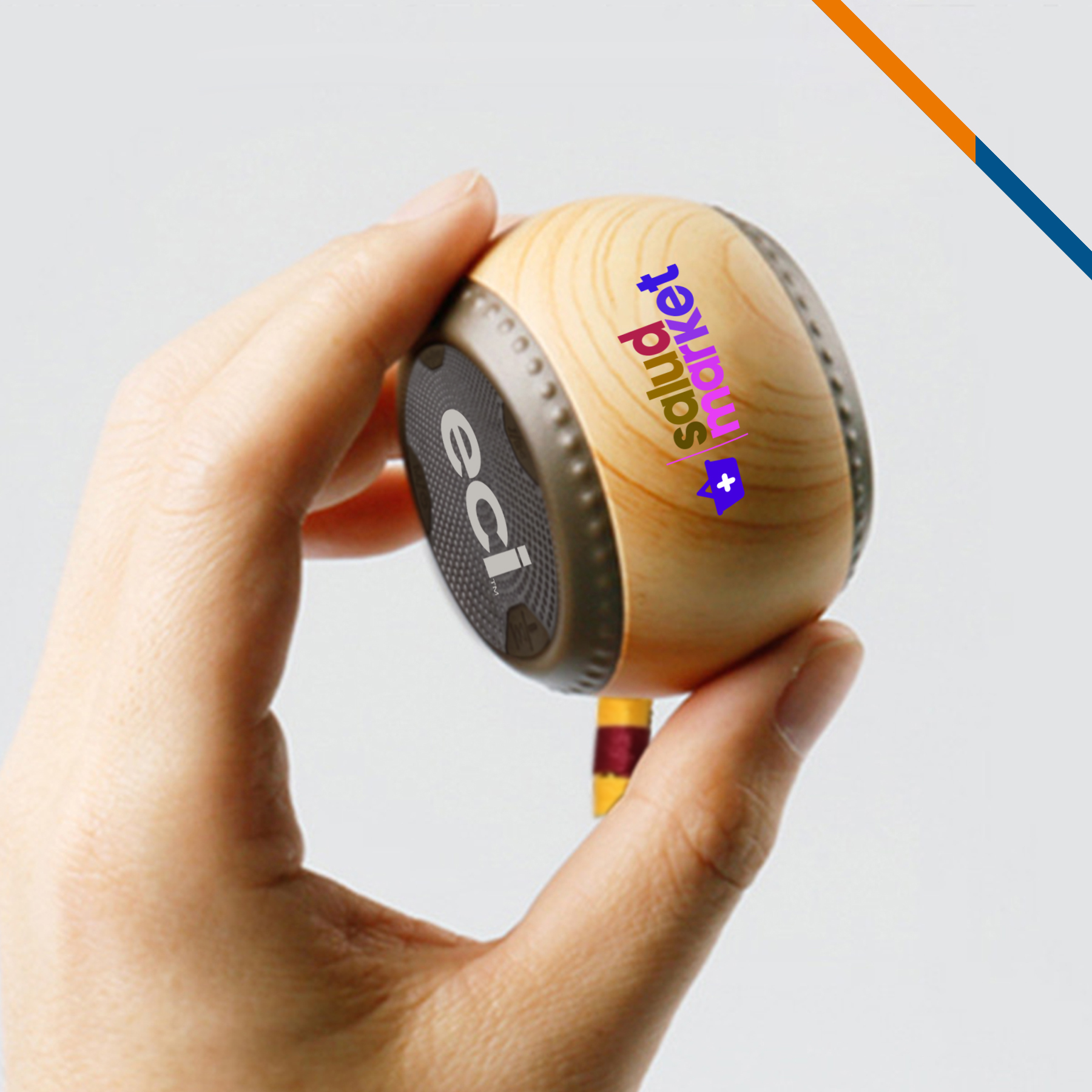 Lara Mini Bamboo Drum Shaped Bluetooth Speaker 5