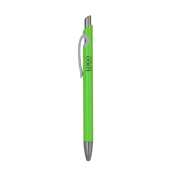 Solid Plastic Ballpoint Click Pen 12