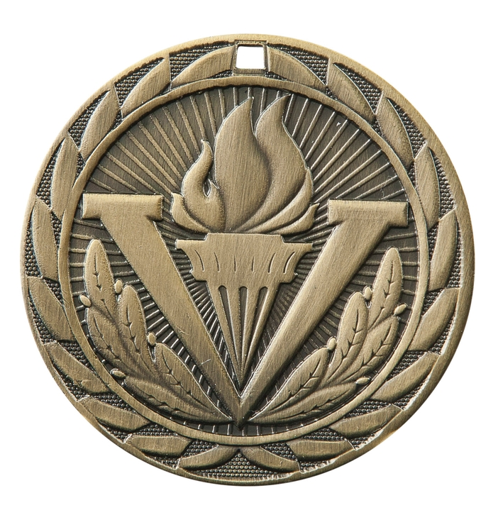 Victory Fe Iron Medal 2" 2