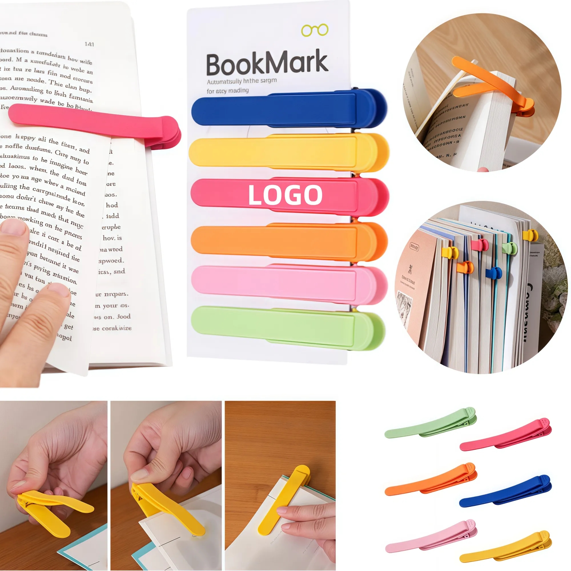 Follow-Along Silicone Bookmark Clip 4