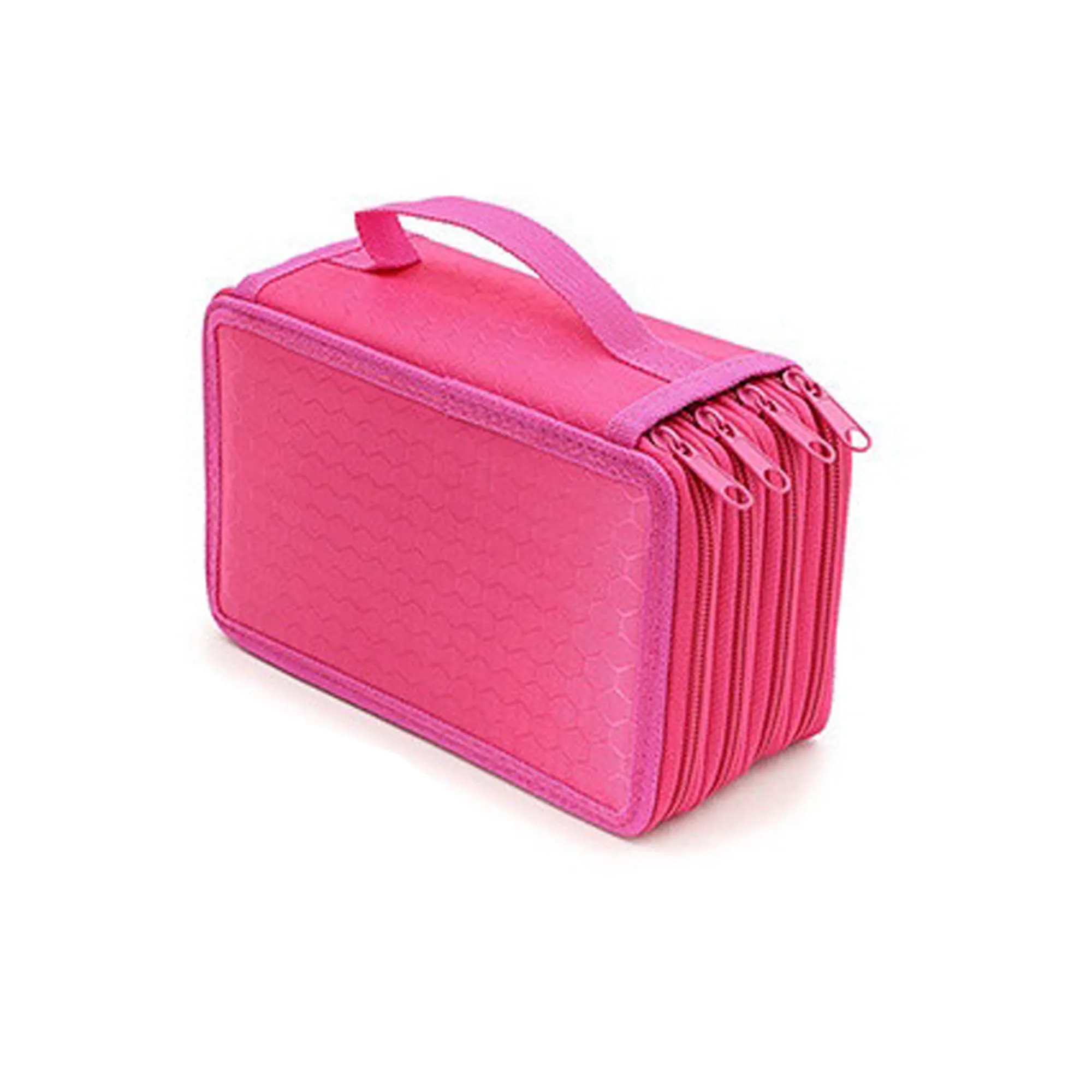 Big Capacity Pencil Case Holder Canvas MOQ 10pcs 4
