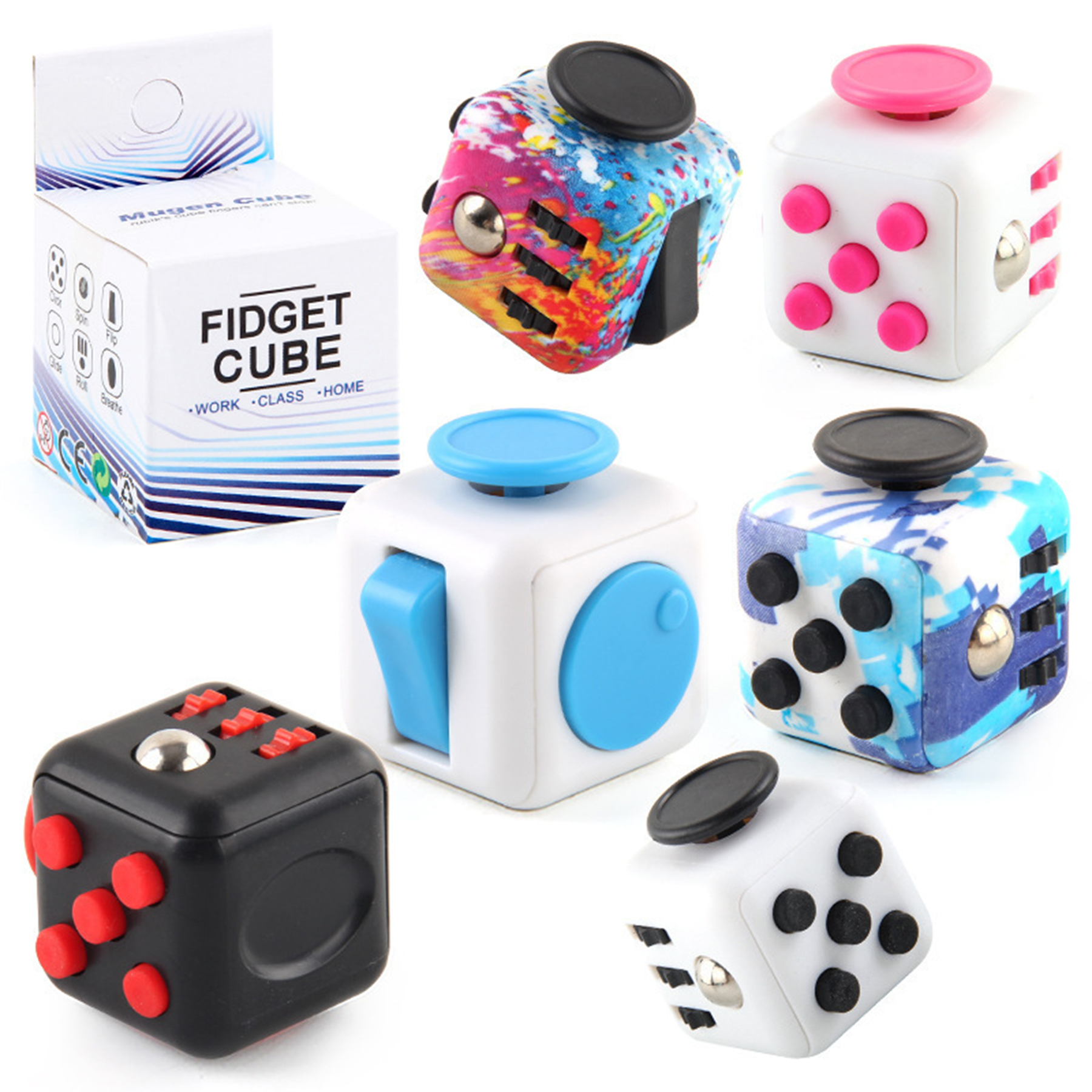 Fidget Cube Stress Anxiety Pressure Relieving Toy 2