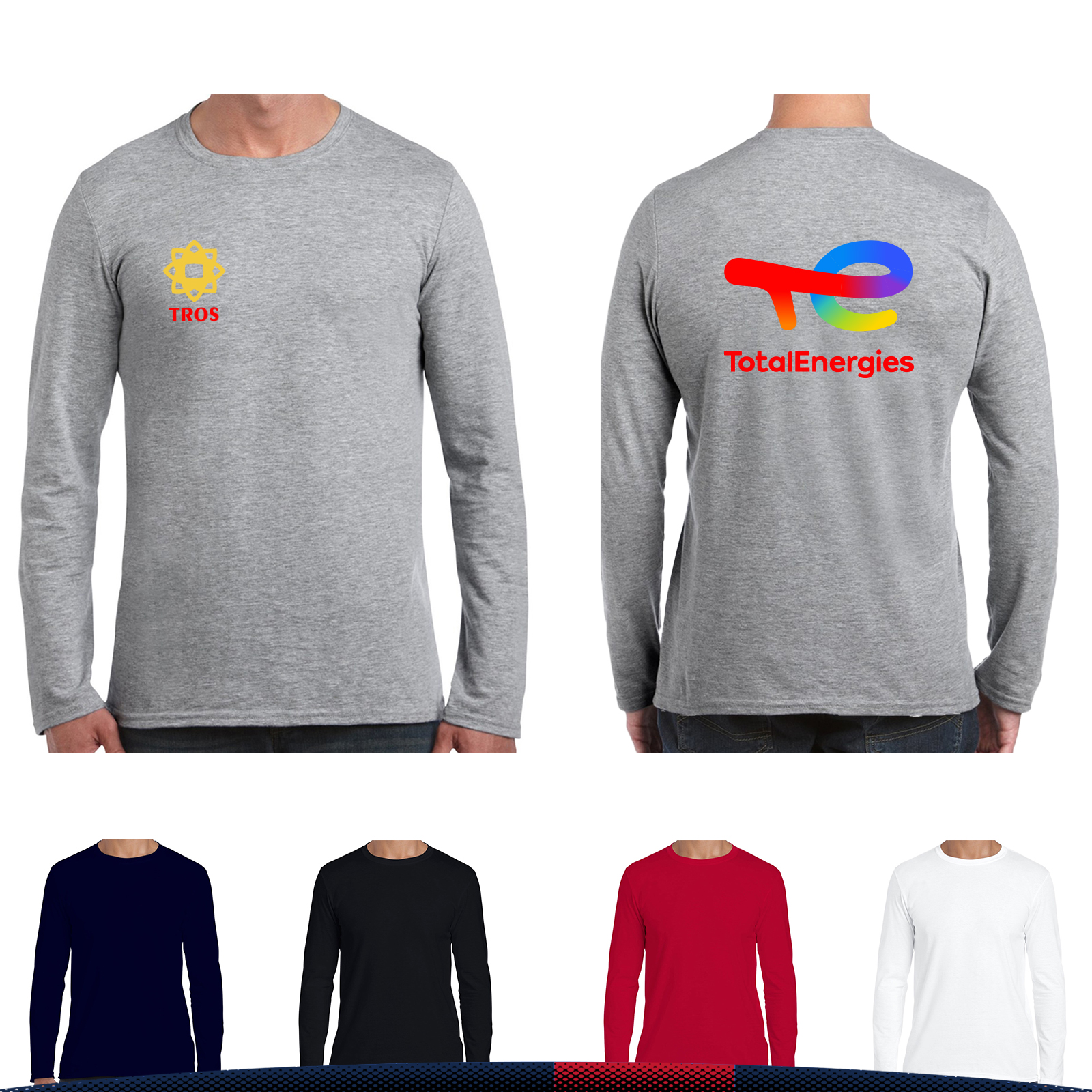 Gildan® 100% Preshrunk Cotton Long Sleeve T-Shirts 10