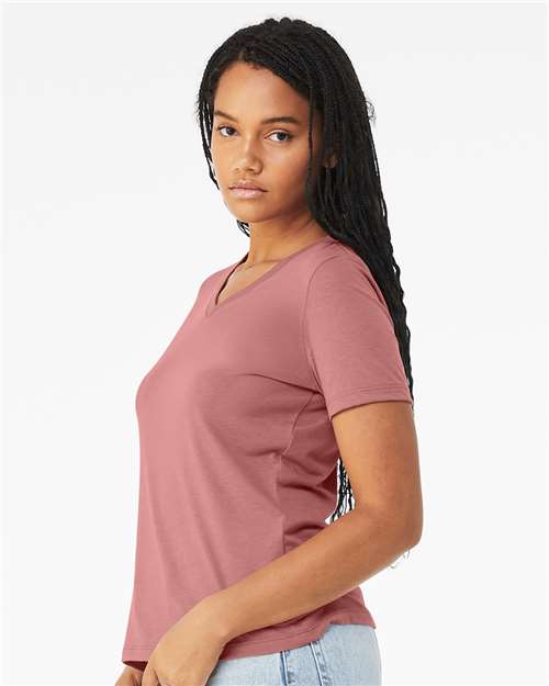 Women's Relaxed Triblend V-Neck Tee - 6415 5