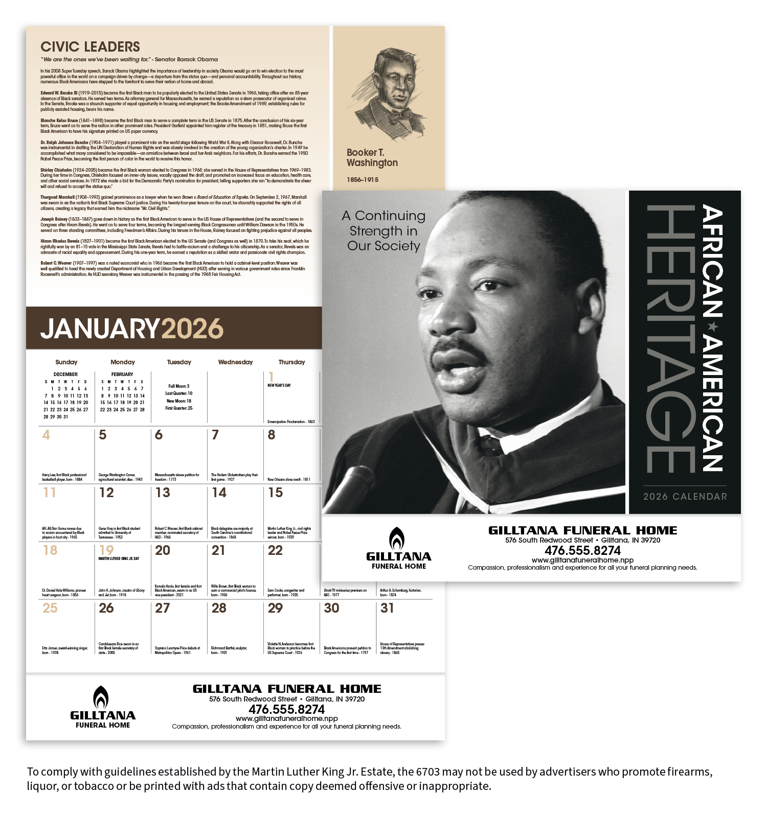 Triumph® Calendars African-American Heritage: Dr. Martin Luther King, Jr. Calendar 34
