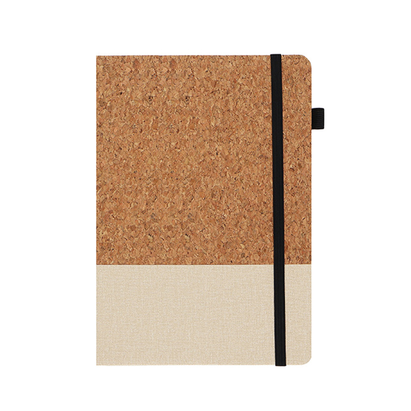 A5 Cork PU Spliced Notebook 3