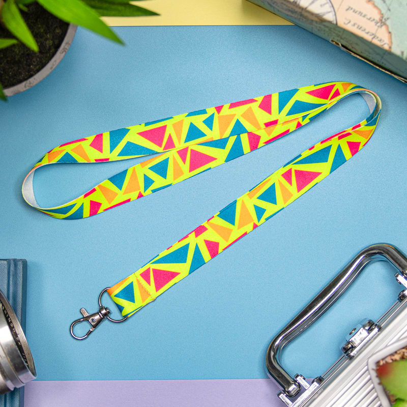 Fluorescent Neon Full Color Lanyards 19