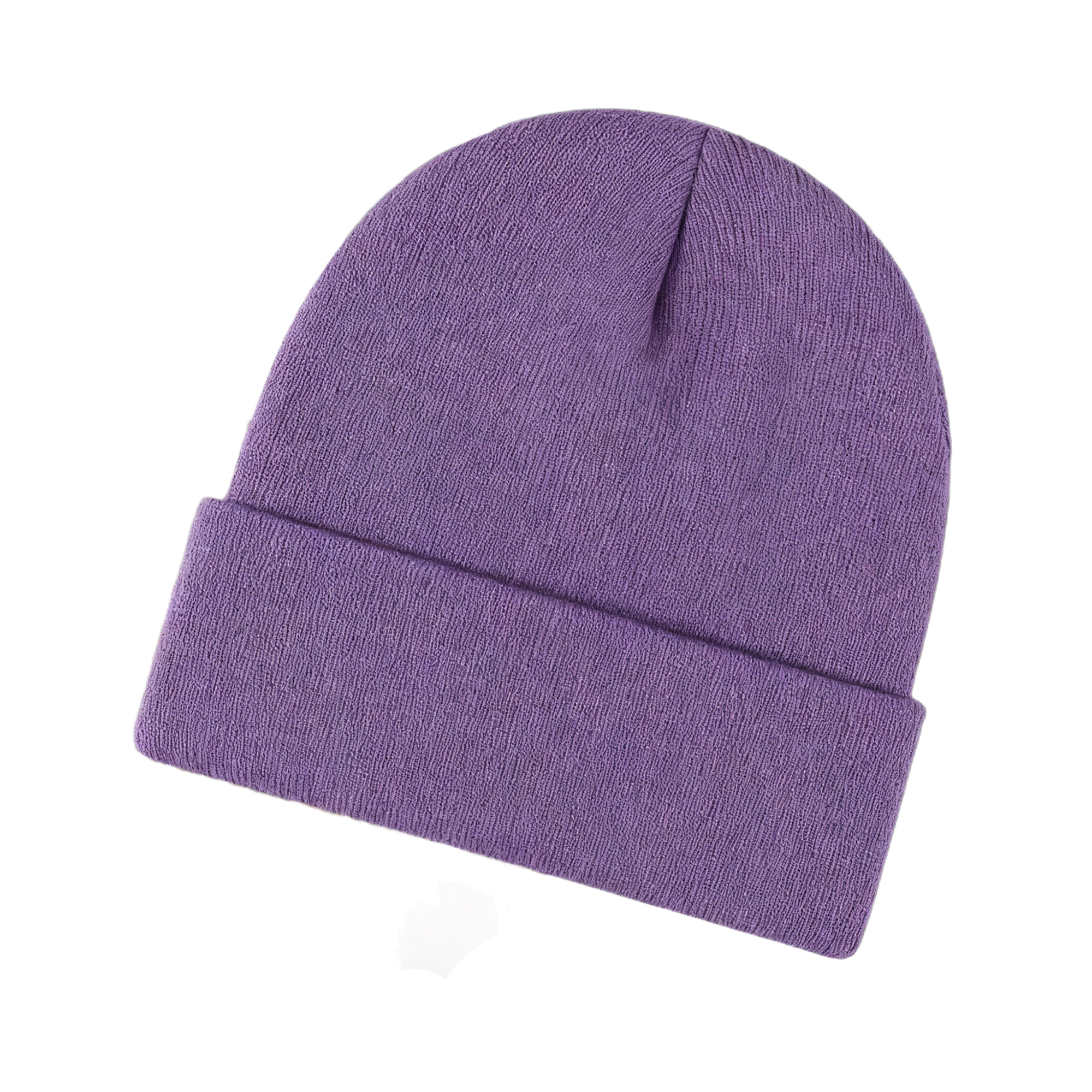 Acrylic Knitted Thermal Beanie With Front Embroidery 14