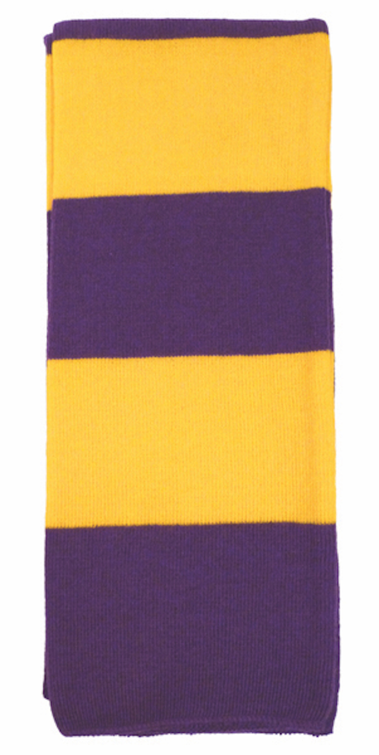 Striped Acrylic Scarf 16