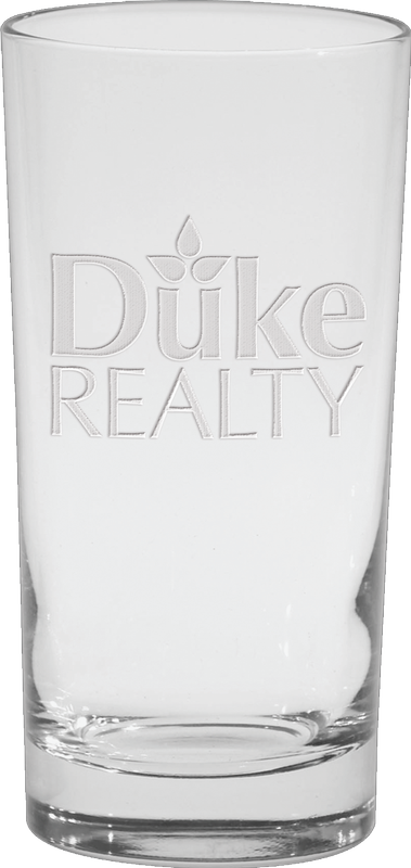 12 oz. Deluxe Beverage Glass - Deep Etched 7