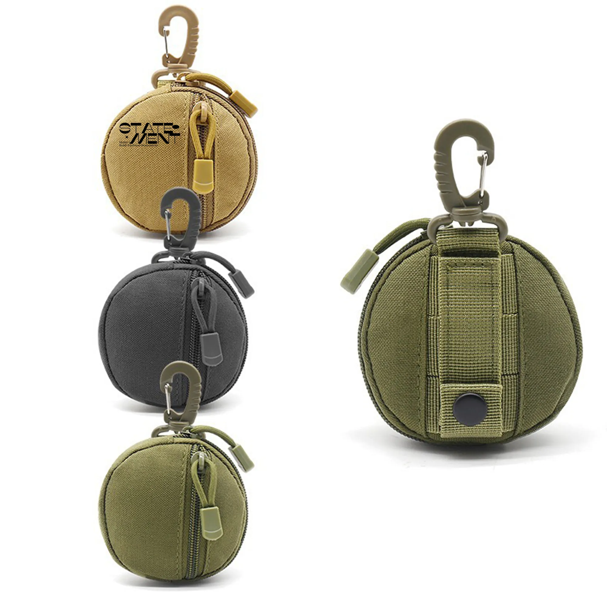 Tactical Bag Key Chain, Wallet Case Wireless Headset
